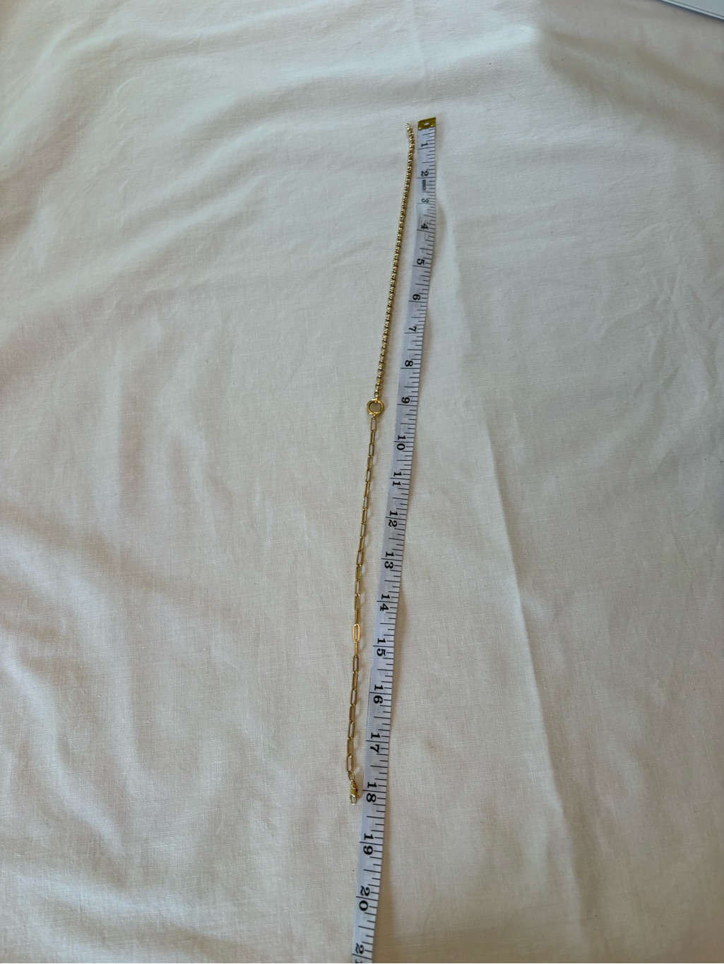 Lindsey Leigh 14k Paper Clip Rolo Chain Necklace — image 8 of 8